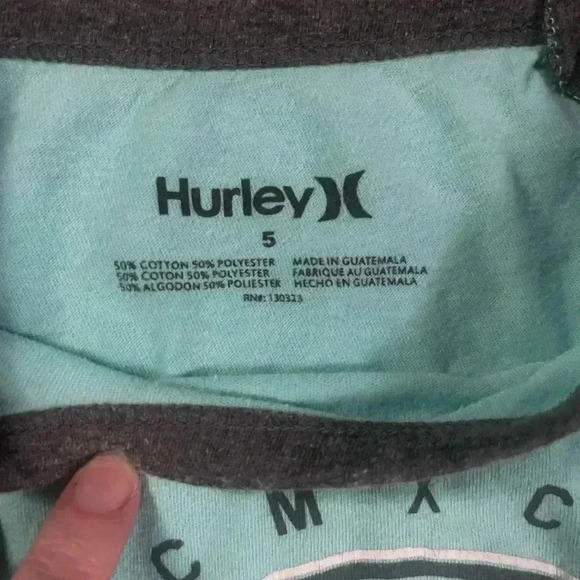 Old Navy and Hurley 2 Piece Boys Bundle Long Sleeve Tops Size 5 - Picture 7 of 8